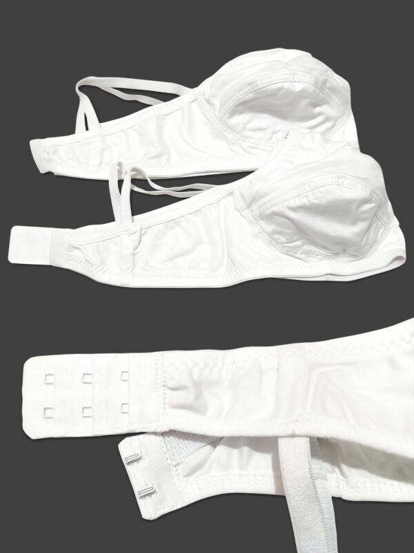 Women's Cotton Non Padded Non-Wired Regular Bra Pack of 3 (White Colour)